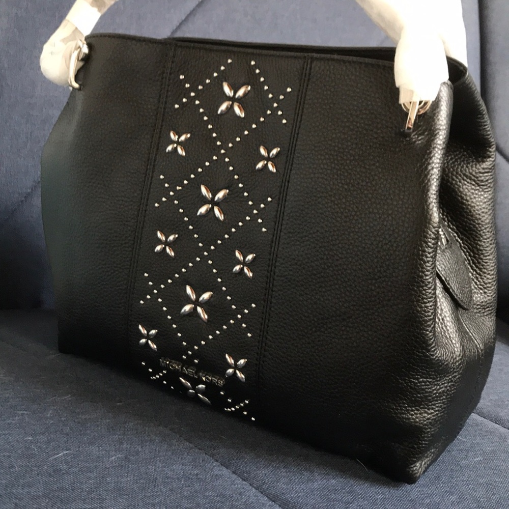 Michael Kors Leighton Flower Stud Tote